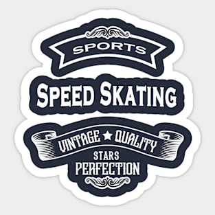 The Speed Skating Sticker